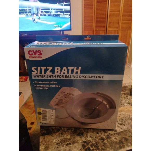 Medical Sitz Bath With On/Off Flow Control Clip & Solution Bag CVS Health - Picture 1 of 2